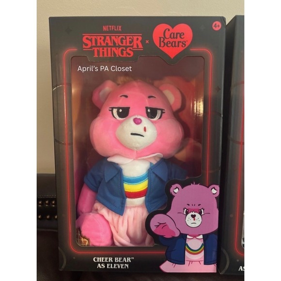 Care Bears Other - Netflix Stranger Things x Care Bear Cheer Bear Eleven Plush